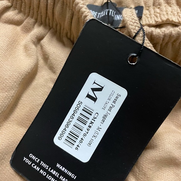 NWT Pretty Little Things Taupe Joggers - Picture 5 of 6